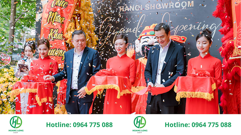 cho thuê bộ cắt băng khai trương 